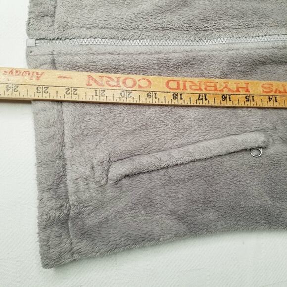 The North Face Osito Jacket Womens XS Gray Fuzzy High Pile Fleece Full Zip - Picture 8 of 10